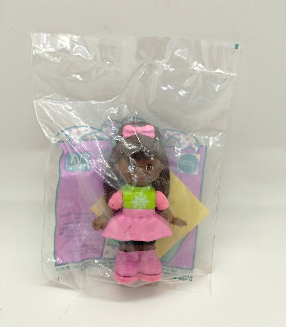 Mattel McDonald's Happy Meal Totally Toy Holiday Sally Secrets Black Figure 1993